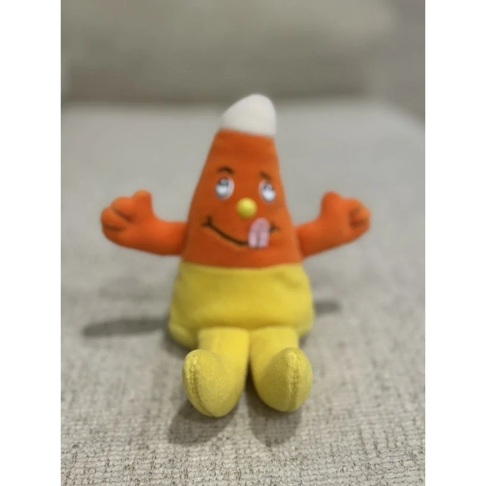 Candy Corn Plush Toy Vintage Halloween Decor Kids of America Cute Stuffed
